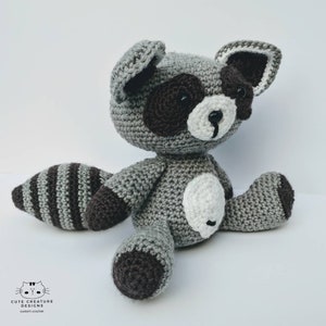CROCHET BABY RACCOON Stuffed Animal - Etsy Canada