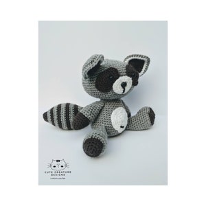 CROCHET BABY RACCOON - stuffed animal