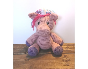 Crochet Unicorn - stuffed animal amigurumi