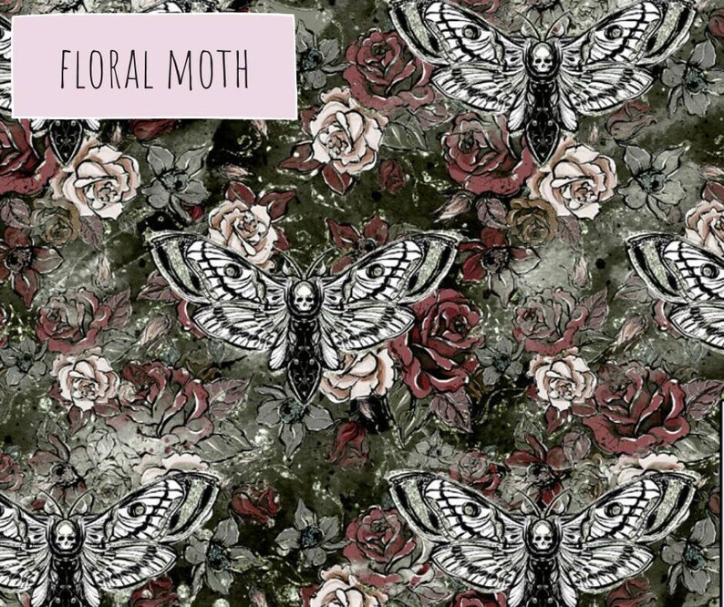 Floral Moth Peasant Dress