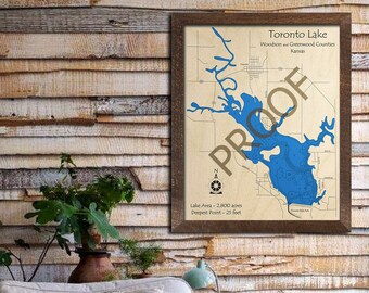 Wooden Kansas Map Etsy