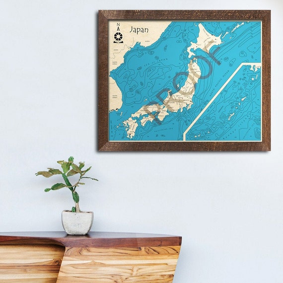 Wood Map of the World, Custom Map Art