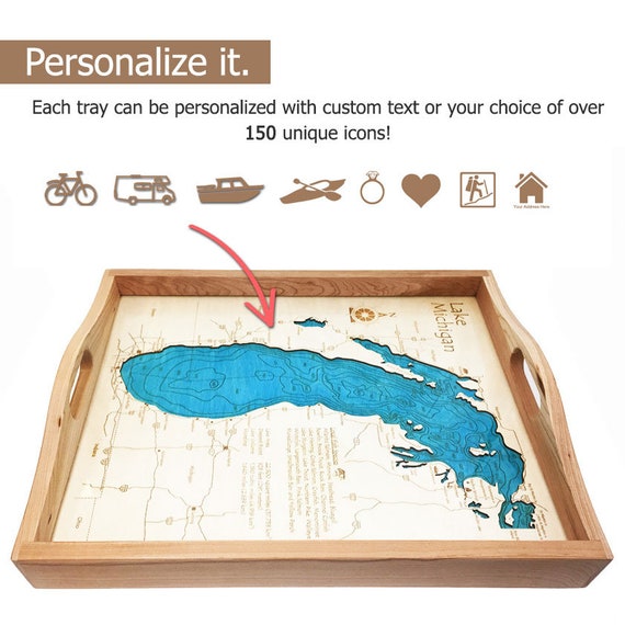 Wrights Lake California Serving Tray Custom Personalized Etsy