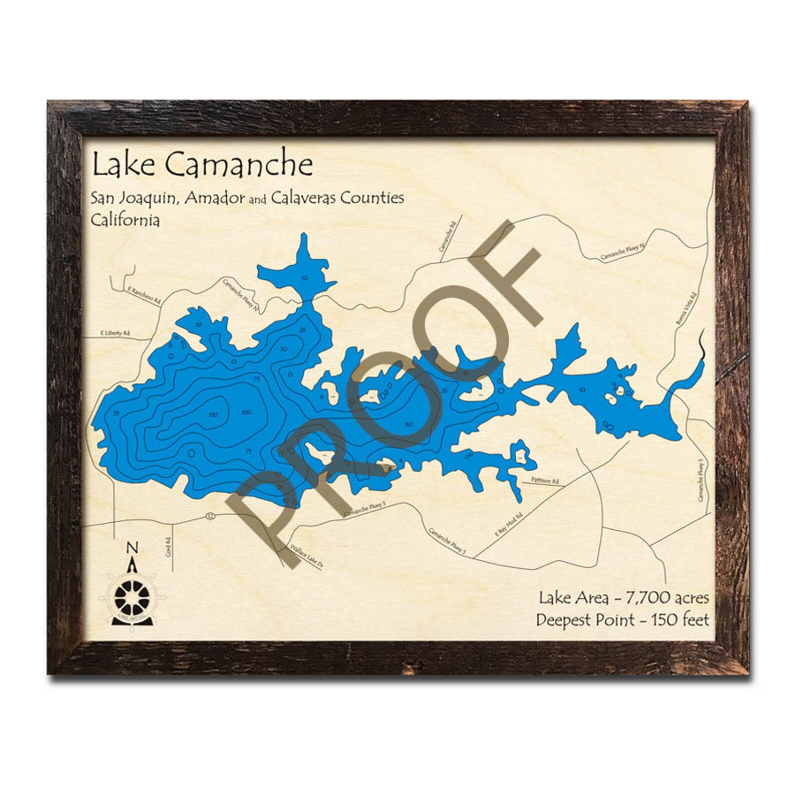 Lake Camanche Map: Your Guide to Recreation and Fishing