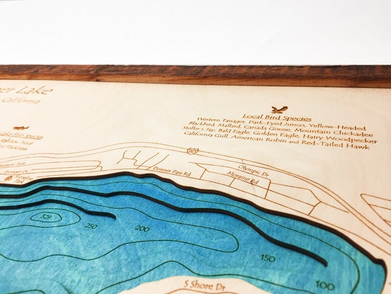 Donner Lake Depth Chart