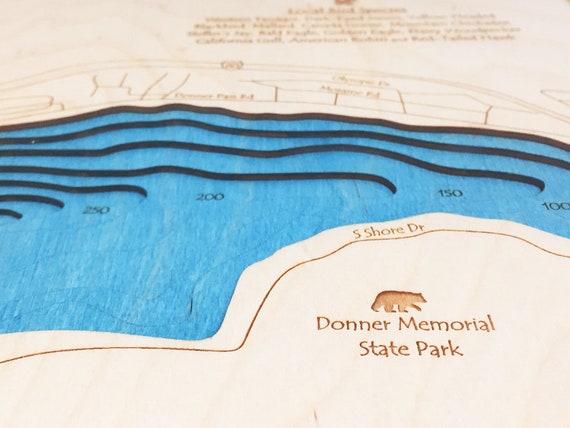 Donner Lake Depth Chart