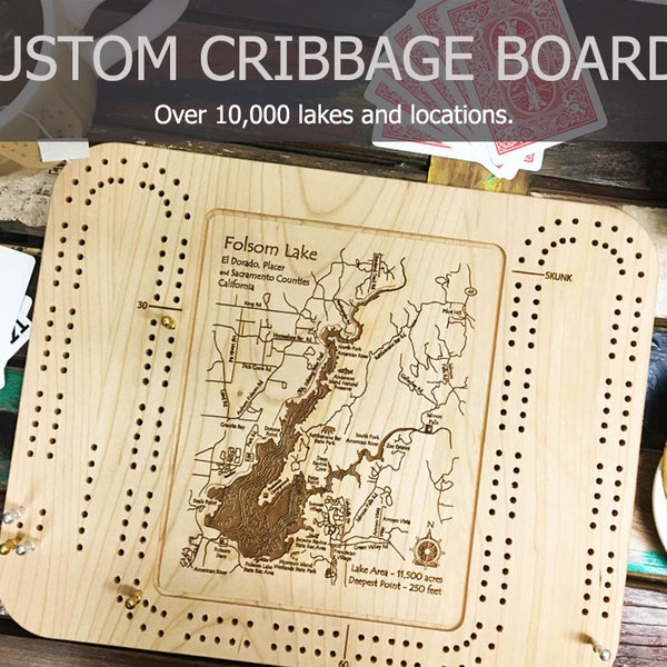Cribbage Board Etsy