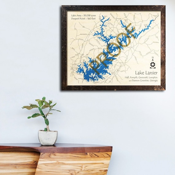 Lake Lanier Nautical Chart