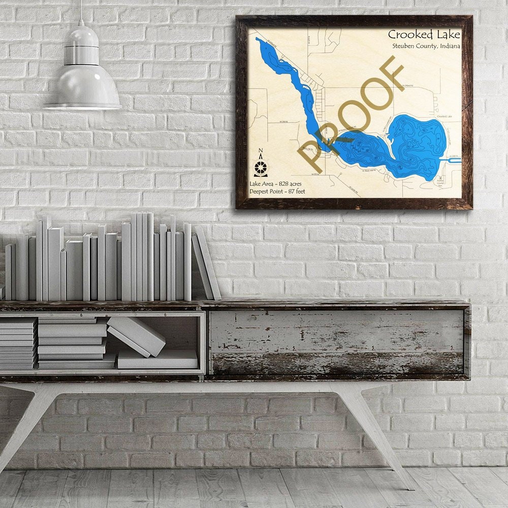 Crooked Lake Indiana - Etsy