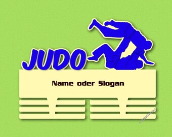Medal holder / display for JUDO fighter
