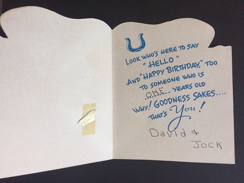 Used Vintage Buzza Cardozo Birthday Card for A - Etsy