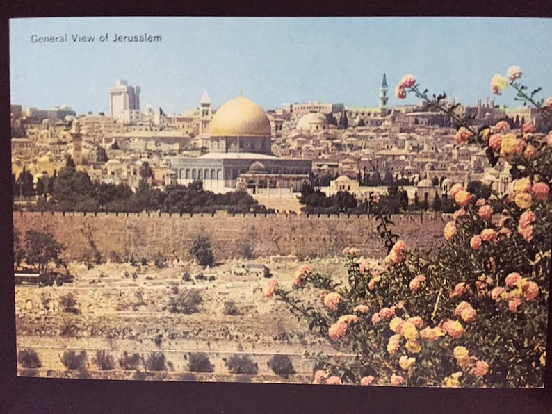 Travel Souvenir Postcards From Jerusalem Israel Amad Three Post Cards By I