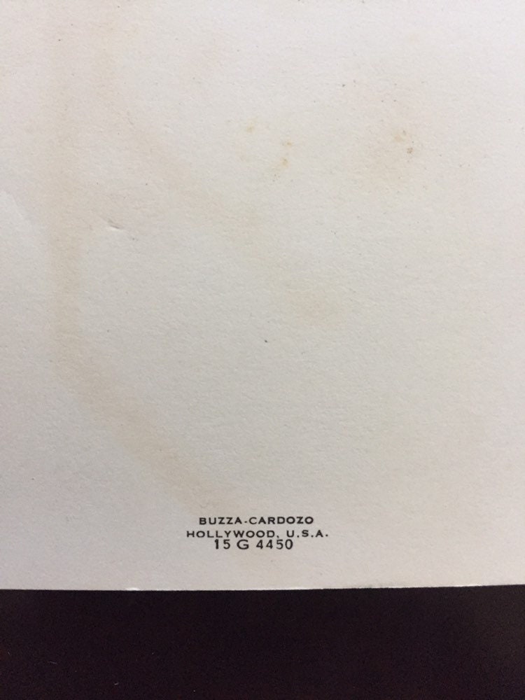 Used Vintage Buzza Cardozo Graduation Card From 1943 Roses & Etsy