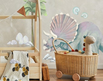 DINOSAUR TRICERATOPS XXL wall decal / nursery decor / dino wall decal / Dinosaurs Wall Stickers