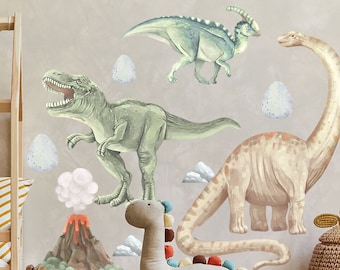 DINOSAURS XXL wall decal / nursery decor / t-rex wall decal / Dinosaurs Wall Stickers