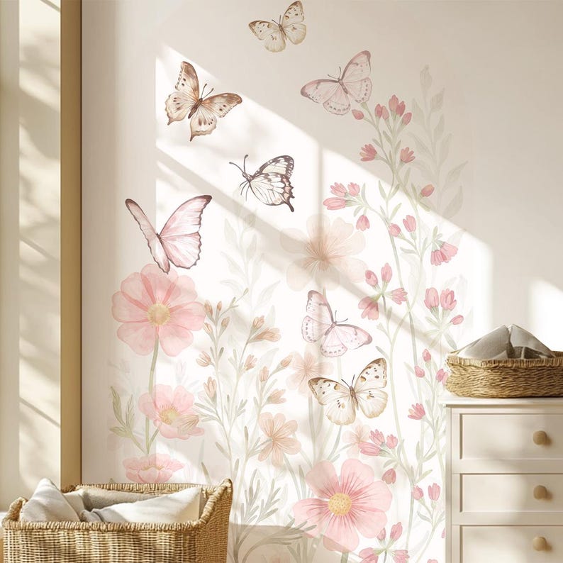 Butterfly Arch Wall Decal – Wall Sticker for Kids Room – 3 Sizes - Etsy