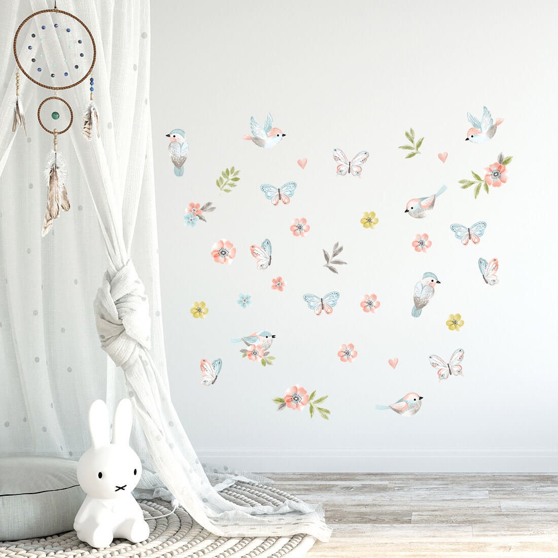 Wall Decor BUTTERFLY Set Wallpaper for Kids Room Baby Room | Etsy