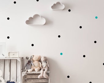 Polka dot wall sticker, dots Wall Decal, Vinyl Decal, girls Wall Decals, nursery decor, kids bedroom