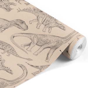 wallpaper for kids with dinosaurs, green wallpaper with dinos, wallpaper nursery decor, wallpaper with dinosaurs, dinosaurs on wallpaper, beautiful wallpaper in kids room, wall decor for kids room, kids room decoration, nursery decor wallpaper
