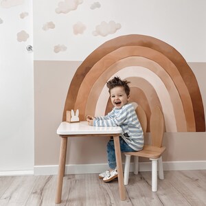 Boho Rainbow Wall Decal - Watercolor Nursery Decal for Kids' Rooms - Etsy