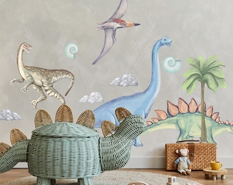 Jurassic Nursery Decor - dinosaurusstickers set voor kinderkamerdecoratie
