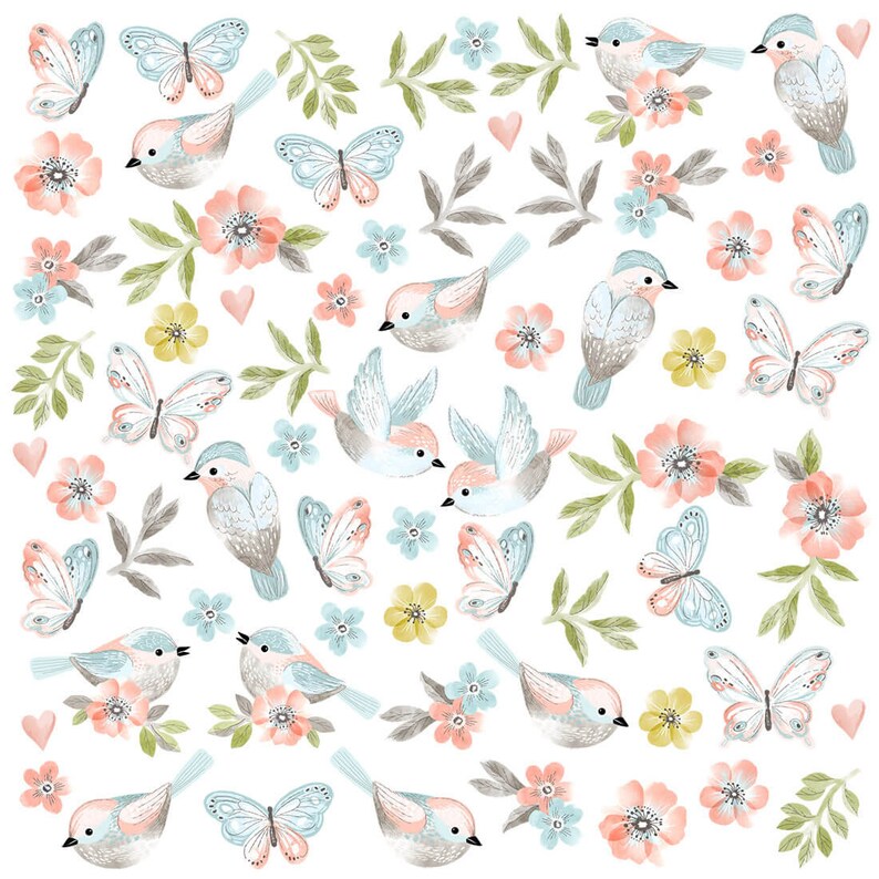 Wall Decor BUTTERFLY Set Wallpaper for Kids Room Baby Room - Etsy