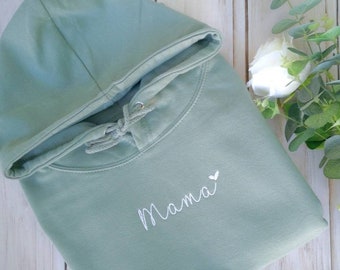 Mama womens hoodie / embroidered / hoody / ladies clothing / mother / new mum gift / baby shower present / birthday idea