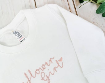 flower girl sweater