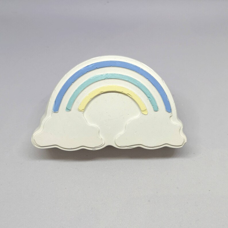 Rainbow & Cloud Theme Drawer Knobs Handles Pulls / Furniture Etsy