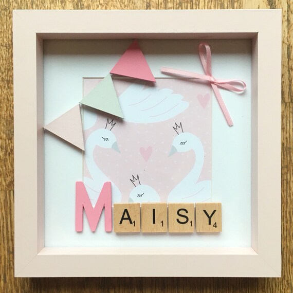 personalised name frames baby