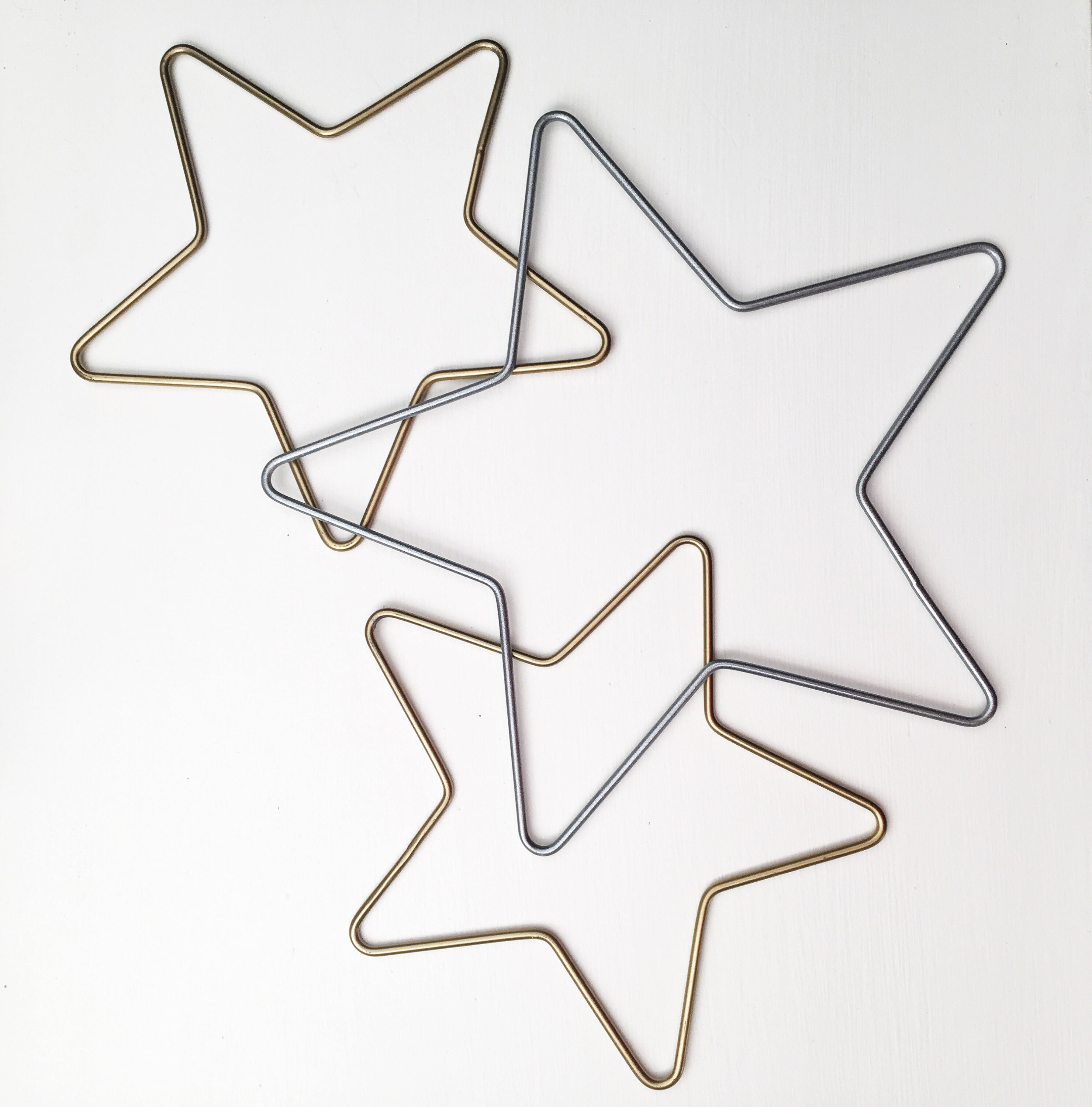 Star Frame Star Wreath Macrame Frame Star Wire Frame Wire Etsy