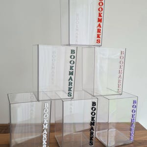 Bookmark Holder Bookmark Pot Bookshelf Decor Reading Gift Book ...