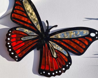 Schmetterling Spiegel Wandkunst Monarchfalter Dekor Wandbehang Schmetterling Geschenk Einzigartiges Wohndekor Spirituelle Natur Dekor Regal Zubehör
