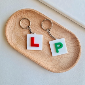 Driving Lessons Gift Passed Driving Test L Plate Keyring P Plate Keyring Learner Driver First Car Gift Driving Instructor Gift New Driver