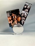 Disco Ball Photo Holder Disco Decor Photo Booth Photo Stand 70s Groovy Art Print Holder Card Stand Dopamine Decor Funky Gift Instax Stand