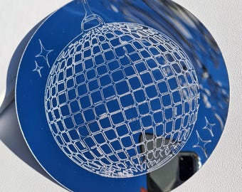 Disco Ball Spiegel Wanddekor Spiegelball Raum Dekor Wandaufkleber Funky Dopamin Dekor Groovy Disco Home Dopamin Dekor Einzigartige Party Dekor