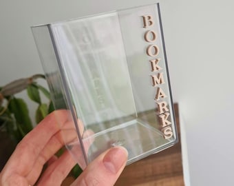Porta-marcadores, porta-marcadores, decoração de estante, presente para amantes de livros, acessórios para livros, organizador de marcadores, presente para amantes de livros, biblioteca pessoal, Bookish Booktok