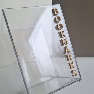 Bookmark Holder Bookmark Pot Bookshelf Decor Reading Gift Book ...