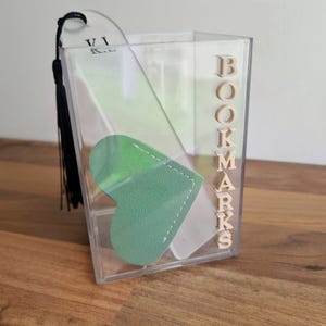 Bookmark Holder Bookmark Pot Bookshelf Decor Reading Gift Book ...