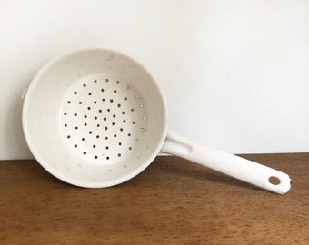 Vintage enamel colander