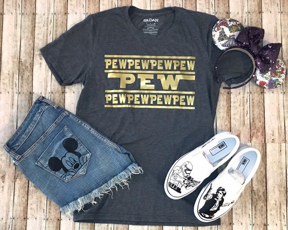 star wars t shirt pew pew