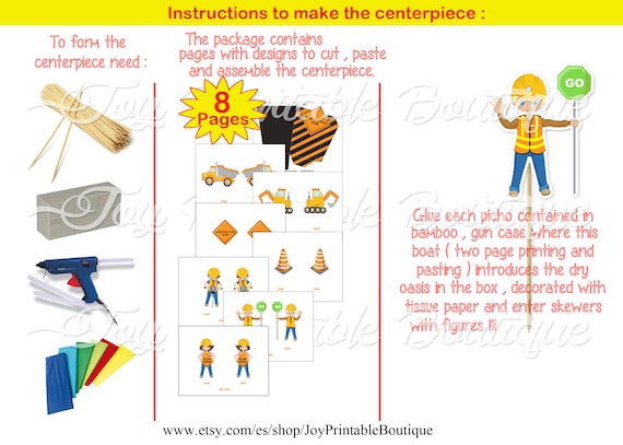 Centrotavola stampabile 