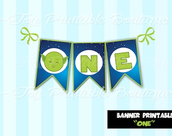 Banner imprimible "UNO" para el primer cumpleaños (descarga instantánea) Los artículos digitales no son reembolsables