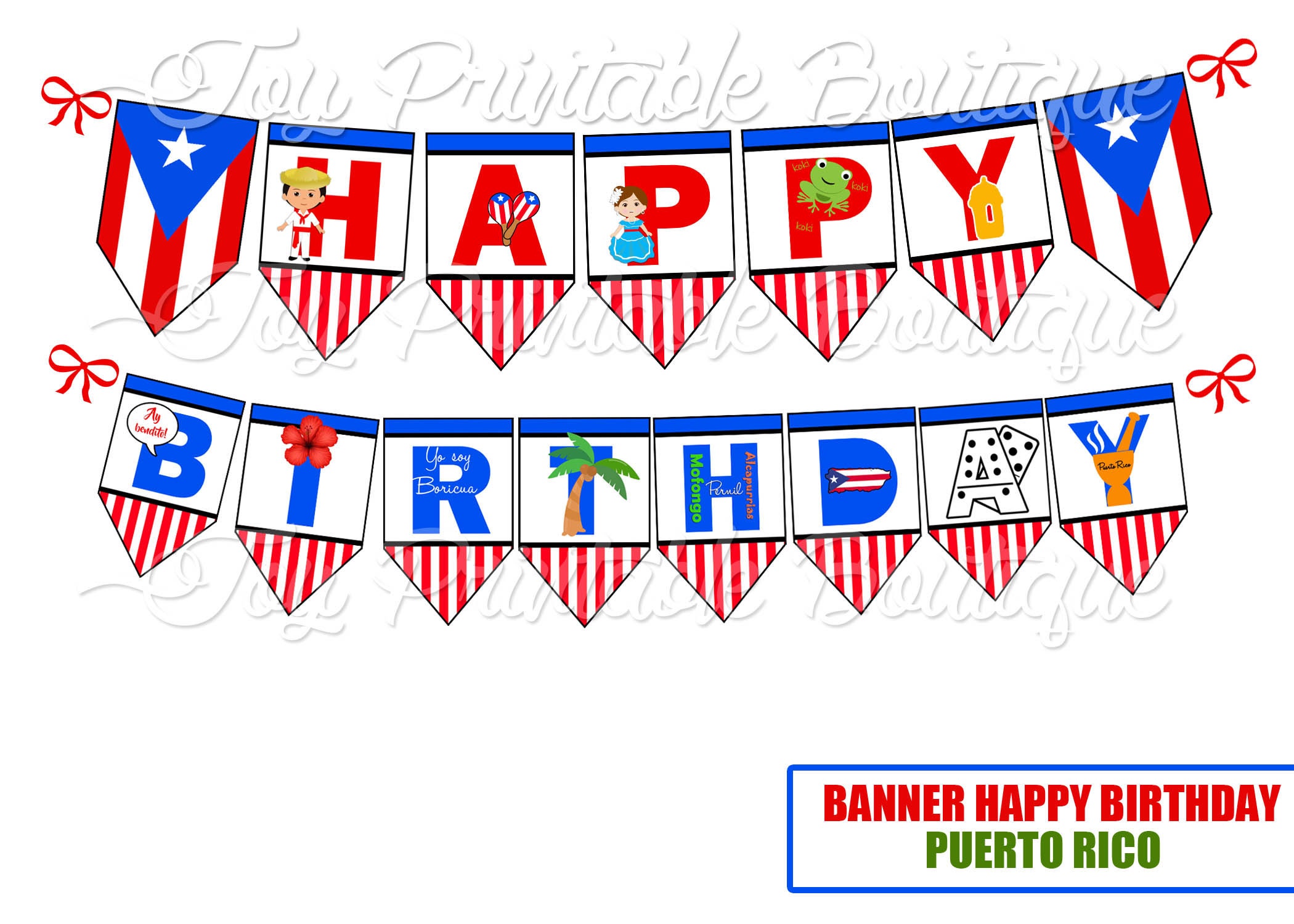 Puerto Rican Flag Birthday
