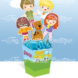 Printable centerpiece&quot; Sooby Doo&quot; (instant download)  Digital Items are Non-refundable