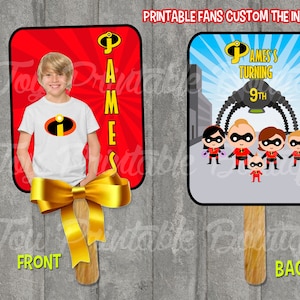 Printable custom fans for &quot;THE INCREDIBLE&quot;