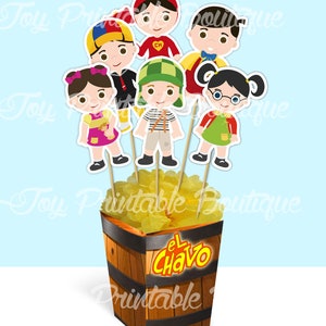 Printable Centerpiece &quot;CHAVO&quot; (instant download)  Digital Items are Non-refundable