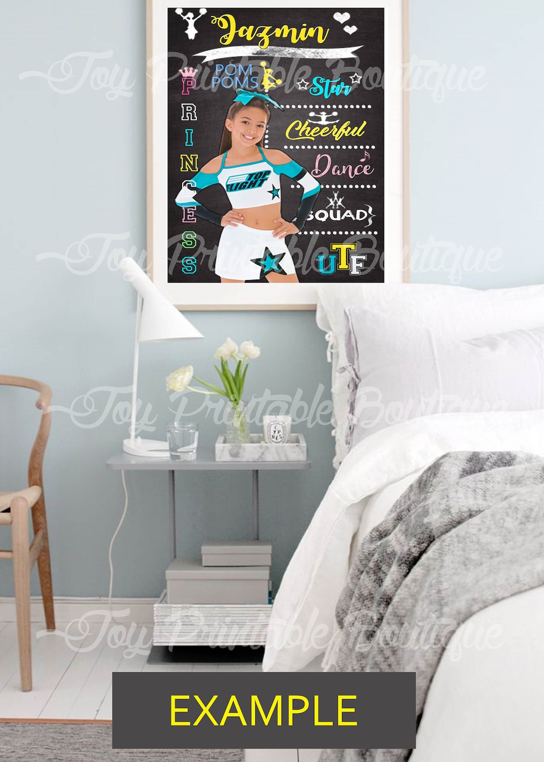 Printable Custom Poster "cheer" - Etsy
