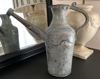 Vintage Metal Decorative Jug: Far East/Middle East Inspired
