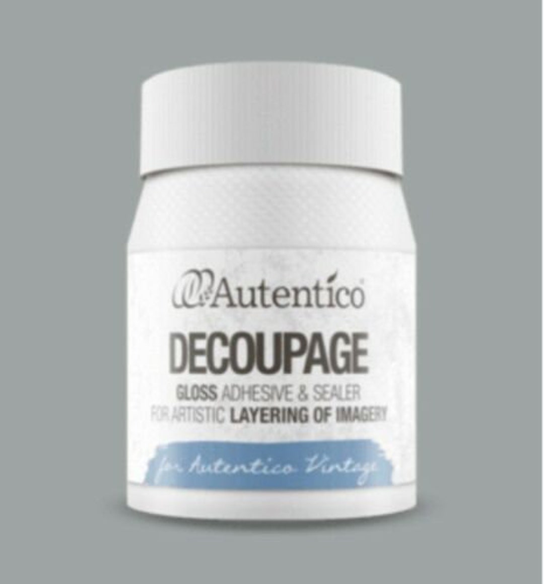 Autentico Decoupage Glue Adhesive 250ml Matt or Gloss Etsy